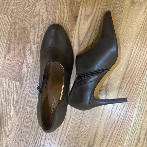 Genuine Leather Coach Ankle Boots - Picture 5 of 5